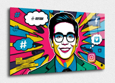 Pop Art Portraits: Social Influencer