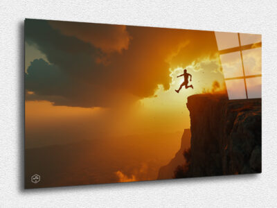 Courage lives in the leap.