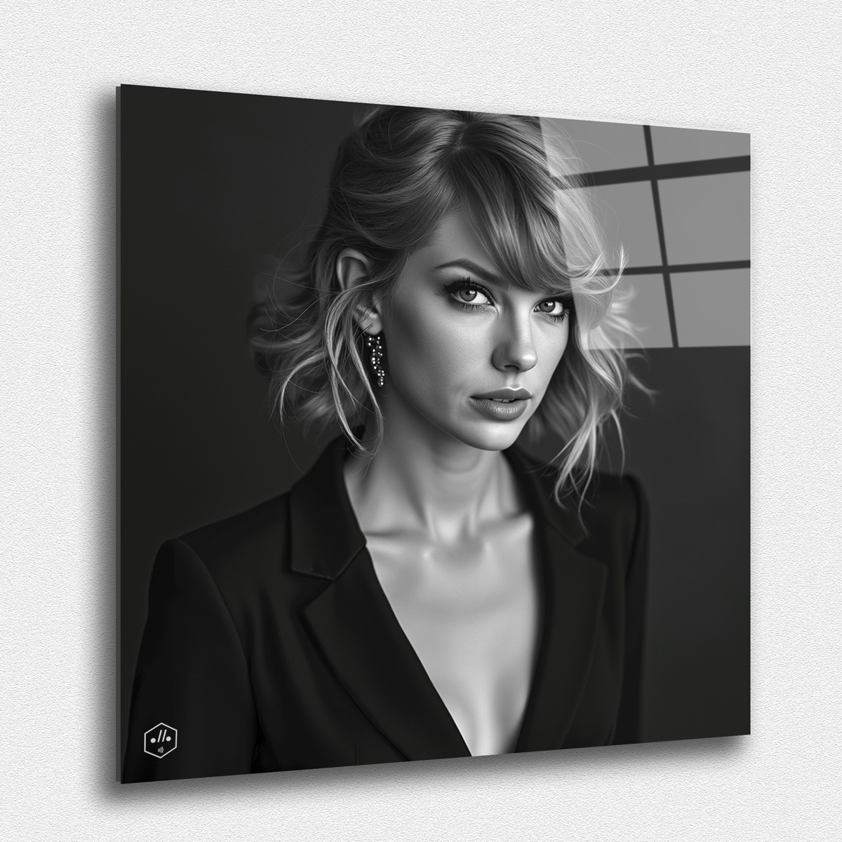 An elegant and poetic portrait of Taylor Swift, reflecting her artistic storytelling through timeless photography.