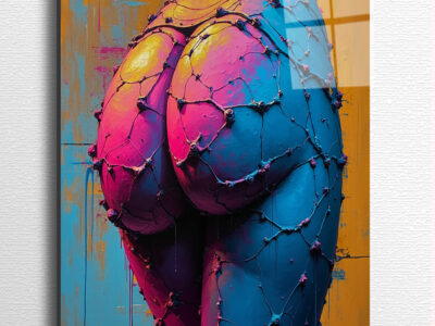 A body fragmented and duplicated, looping like endless reposts.