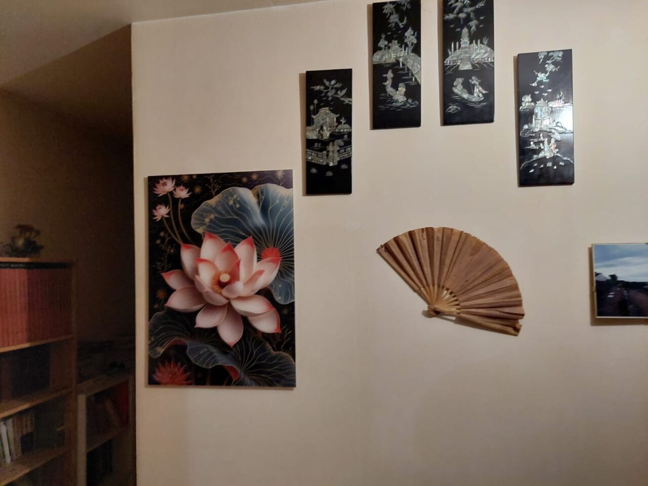 Jade Lake Inspired by the lacquer techniques of Huế