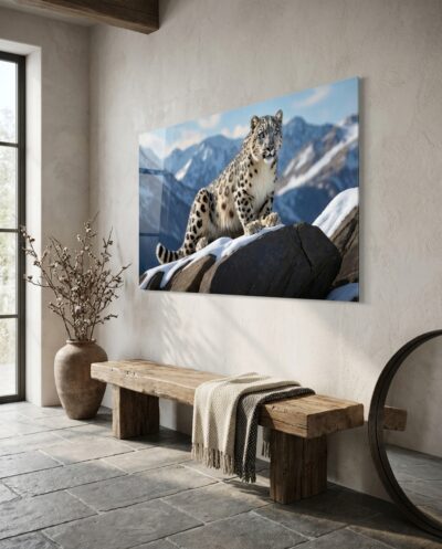Silent Hunter: Snow Leopard in the Mountains