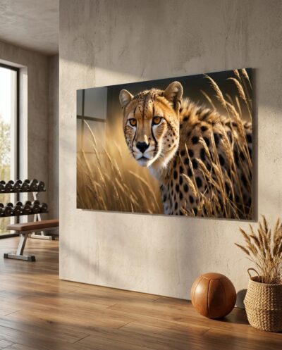 Stalking Cheetah in the Tall Grass