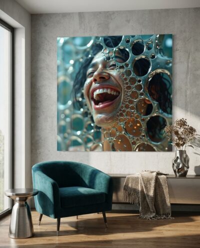 Fleeting Joyful Face Woman