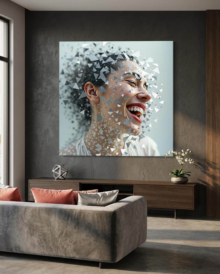 Fleeting Joyful Face Woman 12