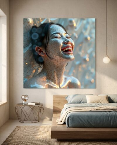 Fleeting Joyful Face Woman 19