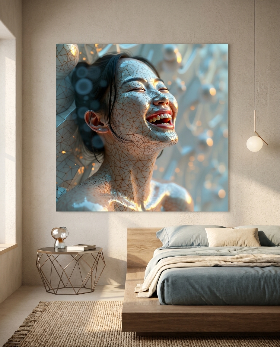 Fleeting Joyful Face Woman 19