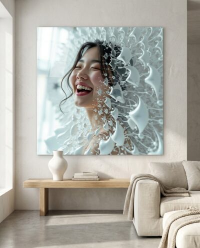 Fleeting Joyful Face Woman 25