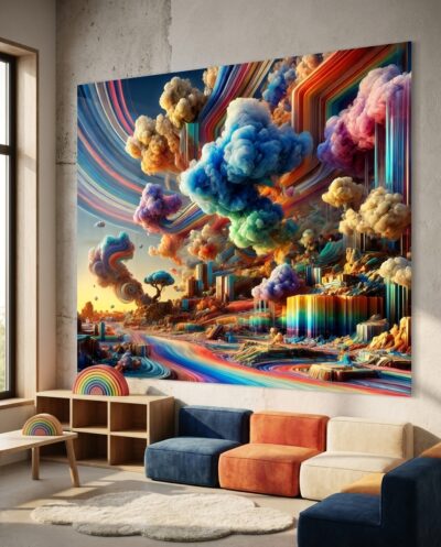 Rivers of Pulled Color