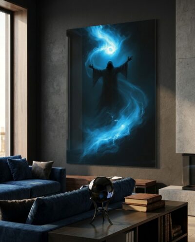Conjurer of Cyan Fire