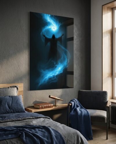 Conjurer of Cyan Fire