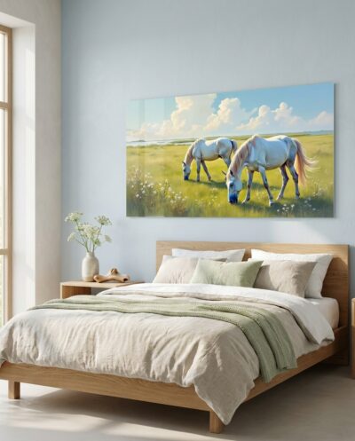 The Calm of Camargue Horses