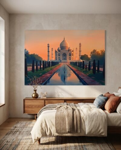 The Taj Mahal at Dawn