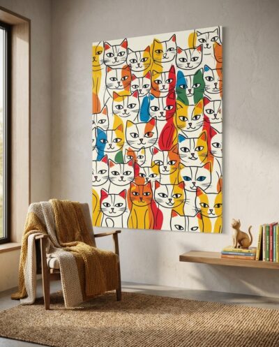 Abstract Feline Lines
