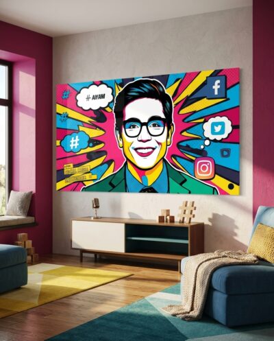 Pop Art Portraits: Social Influencer