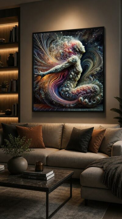 Dall·E 2025 03 23 17.49.45 A Completely Surreal And Original Visual Representation Of An Unknown Subject That Does Not Exist In Any Database, A