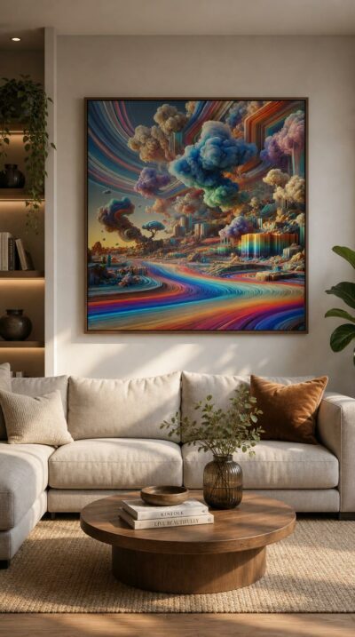 Dall·E 2025 03 23 18.55.44 A Surreal And Completely Original Landscape That Does Not Exist In Any Database, Rendered In An Entirely Unknown And
