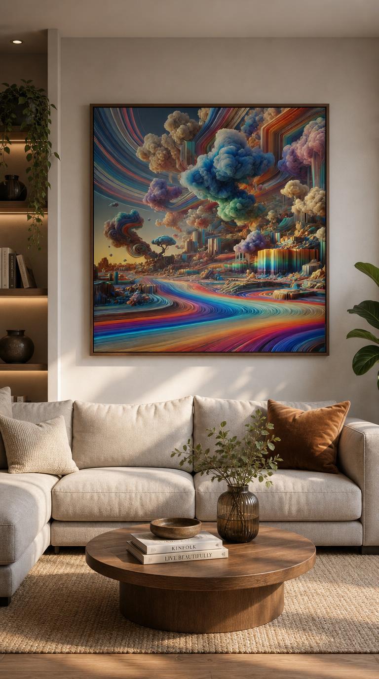 Dall·E 2025 03 23 18.55.44 A Surreal And Completely Original Landscape That Does Not Exist In Any Database, Rendered In An Entirely Unknown And